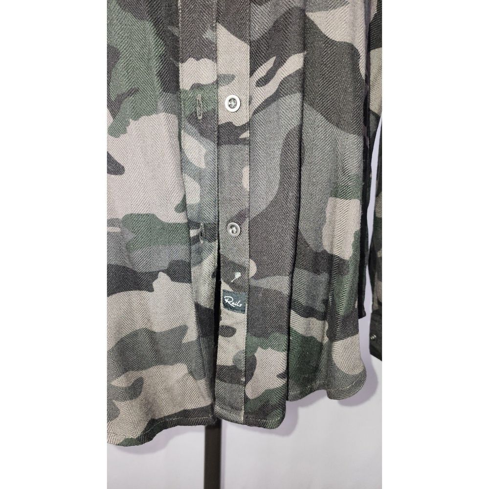 Rails Women's Camo Button-Up Blouse Size Xs - image 5